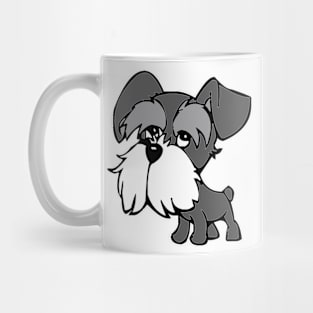 Cartoon Miniature Schnauzer Mug